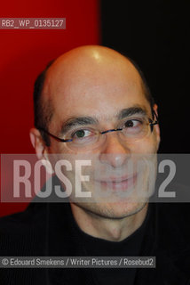 Image ID: .Bernard Werber.Paris Bookfair 2007 .Writer of  Le Papillon des Etoiles  ..Copyright©Edouard Smekens/Writer Pictures/Rosebud2