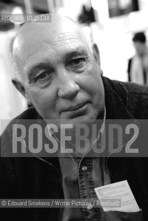 Image ID: .Raymond Depardon.Paris Bookfair 2007 .Writer of  La Solitude Heureuse du Voyageur, Notes  ..Copyright©Edouard Smekens/Writer Pictures/Rosebud2