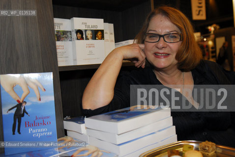 Image ID: .Josiane Balasko.Paris Bookfair 2007 .Writer of  Parano Express  ..Copyright©Edouard Smekens/Writer Pictures/Rosebud2