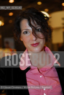 Image ID: .Natacha Polony.Paris Bookfair 2007 .Writer of  15 Mesures pour Sauver lEcole  ..Copyright©Edouard Smekens/Writer Pictures/Rosebud2