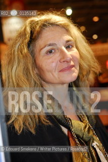 Image ID: .Sarah Vajda.Paris Bookfair 2007 .Writer of  Contamination  ..Copyright©Edouard Smekens/Writer Pictures/Rosebud2
