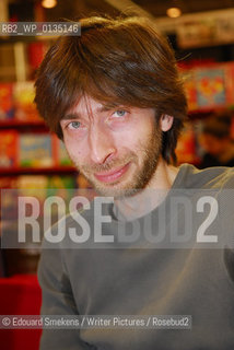 Image ID: .Morvan Herault.Paris Bookfair 2007 .Writer of 1.4-PARADISO   ..Copyright©Edouard Smekens/Writer Pictures/Rosebud2