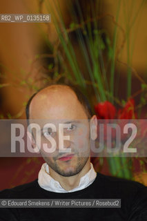 Image ID: .Olivier Roller.Paris Bookfair 2007 .Writer of  Face(s)  ..Copyright©Edouard Smekens/Writer Pictures/Rosebud2