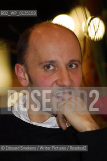 Image ID: .Olivier Roller.Paris Bookfair 2007 .Writer of  Face(s)  ..Copyright©Edouard Smekens/Writer Pictures/Rosebud2