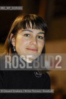 Image ID: .Joy Sorman.Paris Bookfair 2007 .Writer of  NTM  ..Copyright©Edouard Smekens/Writer Pictures/Rosebud2