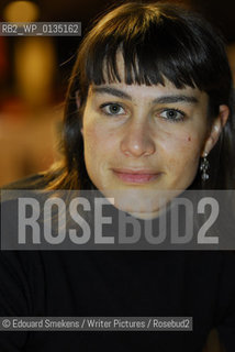 Image ID: .Joy Sorman.Paris Bookfair 2007 .Writer of  NTM  ..Copyright©Edouard Smekens/Writer Pictures/Rosebud2