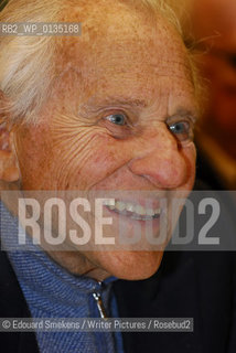 Image ID: .Jean DOrmesson, Académicien Français.Paris Bookfair 2007 .Writer of  La Creation du Monde  ..Copyright©Edouard Smekens/Writer Pictures/Rosebud2