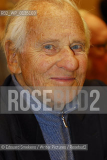 Image ID: .Jean DOrmesson, Académicien Français.Paris Bookfair 2007 .Writer of  La Creation du Monde  ..Copyright©Edouard Smekens/Writer Pictures/Rosebud2