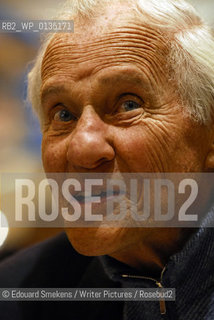 Image ID: .Jean DOrmesson, Académicien Français.Paris Bookfair 2007 .Writer of  La Creation du Monde  ..Copyright©Edouard Smekens/Writer Pictures/Rosebud2