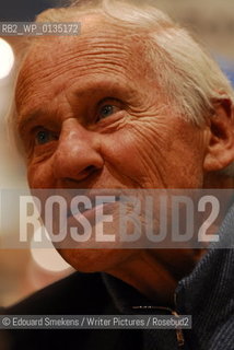 Image ID: .Jean DOrmesson, Académicien Français.Paris Bookfair 2007 .Writer of  La Creation du Monde  ..Copyright©Edouard Smekens/Writer Pictures/Rosebud2