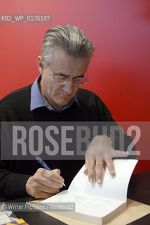 French philosopher Andre Compte-Sponville signing during ©Writer Pictures/Rosebud2