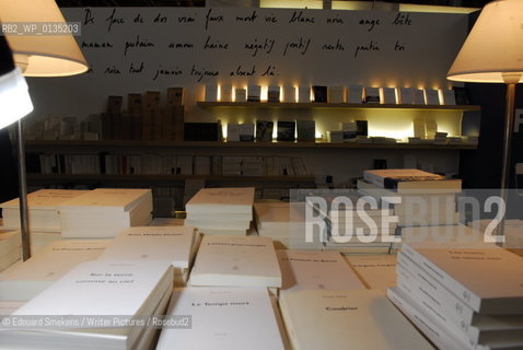 Image ID: ..Paris Bookfair 2007 Ambiance Stand..Copyright©Edouard Smekens/Writer Pictures/Rosebud2