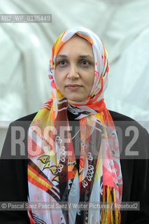  Sudanese writer Lela Aboulela, author of the novel Minaret, at the Edinburgh International Book Festival 2005..Copyright©Pascal Saez.Pascal Saez/Writer Pictures/Rosebud2