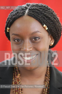 Nigerian writer Chimamanda Ngozi Adichie (author of Half of a Yellow Sun) at the Edinburgh International Book Festival...Copyright©Pascal Saez/Writer Pictures/Rosebud2