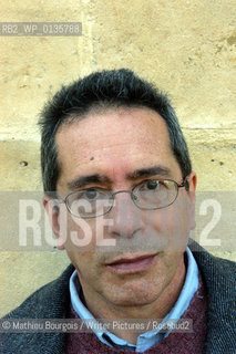 Cesar Aira..copyright©Mathieu Bourgois/Writer Pictures/Rosebud2