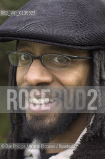 STAnza poetry festival 2010. Canadian poet John Akpata in the Byre Theatre gardens in St Andrews ...copyright©Dan Phillips/Writer Pictures/Rosebud2