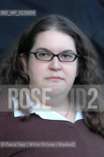  Writer Naomi Alderman, author of Disobedience, at the Edinburgh International Book Festival...Copyright©Pascal Saez/Writer Pictures/Rosebud2