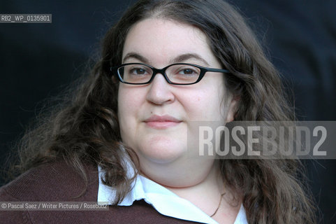  Writer Naomi Alderman, author of Disobedience, at the Edinburgh International Book Festival...Copyright©Pascal Saez/Writer Pictures/Rosebud2