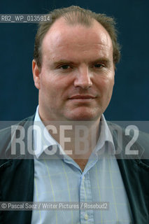 Writer and former director of a merchant bank Andrew Alderson, author of Bankrolling Basra  at the Edinburgh International Book Festival 2007. ..Copyright©Pascal Saez/Writer Pictures/Rosebud2