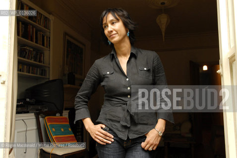 Author, Monica Ali interviewed by De Morgen journalist Marnix Verplanke at her home in Dulwich, South East London, Friday July 7 2006. Photographer: Rogan Macdonald..copyright©Rogan Macdonald/Writer Pictures/Rosebud2