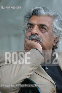 Pakistani born British writer Tariq Ali at the Edinburgh International Book Festival 2003. He is also a historian, political polemicist and anti-war activist...Copyright©Pascal Saez/Writer Pictures/Rosebud2