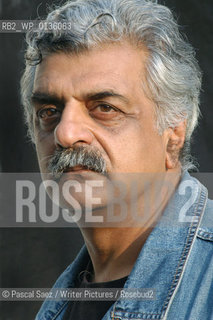 Pakistani born British writer Tariq Ali at the Edinburgh International Book Festival 2003. He is also a historian, political polemicist and anti-war activist...Copyright©Pascal Saez/Writer Pictures/Rosebud2