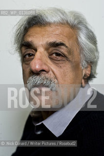 Tariq Ali, British Pakistani historian, novelist, filmmaker, political campaigner and commentator, pictured at the Free Word Centre, London, UK, October 25, 2010..©.Nick Cunard/Writer Pictures/Rosebud2