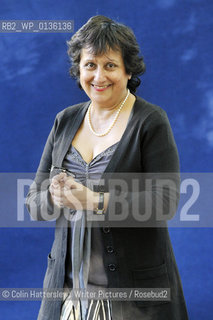 Yasmin Alibhai-Brown at the Edinburgh Book Festival, ..copyright©Colin Hattersley/Writer Pictures/Rosebud2