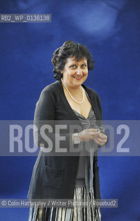Yasmin Alibhai-Brown at the Edinburgh Book Festival, ..copyright©Colin Hattersley/Writer Pictures/Rosebud2