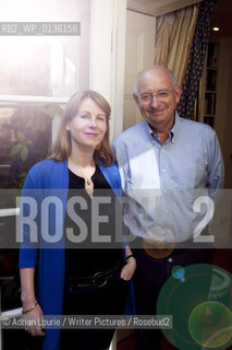 Rosie Alison, author and film producer.  Rosie was nominated for the Orange Prize for Fiction in 2010.  Pictured with husband, Tim Waterstone..©Adrian Lourie/Writer Pictures/Rosebud2