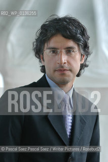 Iranian-born american writer and journalist Reza Aslan, specialist in religions, and author of No God but God, a book about Islam..Here at the Edinburgh International Book Festival 2005..Copyright©Pascal Saez.Pascal Saez/Writer Pictures/Rosebud2