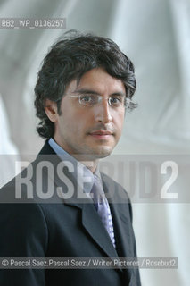 Iranian-born american writer and journalist Reza Aslan, specialist in religions, and author of No God but God, a book about Islam..Here at the Edinburgh International Book Festival 2005..Copyright©Pascal Saez.Pascal Saez/Writer Pictures/Rosebud2