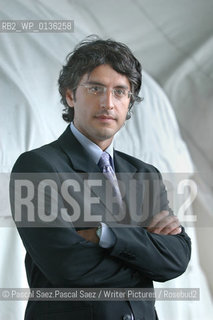 Iranian-born american writer and journalist Reza Aslan, specialist in religions, and author of No God but God, a book about Islam..Here at the Edinburgh International Book Festival 2005..Copyright©Pascal Saez.Pascal Saez/Writer Pictures/Rosebud2