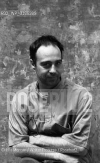 Niccolo Ammaniti, photographed in his Central London home..copyright©Ulla Montan/Writer Pictures/Rosebud2