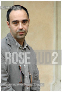 Niccolo Ammaniti, photographed in his Central London home..copyright©Ulla Montan/Writer Pictures/Rosebud2