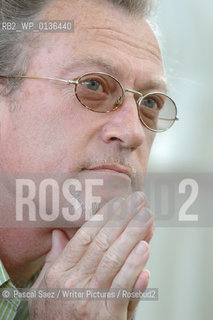 Journalist and writer Jon Lee Anderson at the Edinburgh International Book Festival 2005. He is a staff writer for the New Yorker and the author of The Lions Grave:Dispatches from Afghanistan and The Fall of Baghdad..©.Pascal Saez/Writer Pictures/Rosebud2