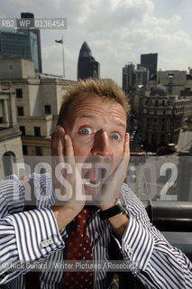 Geraint Anderson aka City Boy pictured in the city.  Geraint has written an expose of City life book City Boy; Beer and Loathing in the Square Mile ..copyright©Nick Cunard/Writer Pictures/Rosebud2