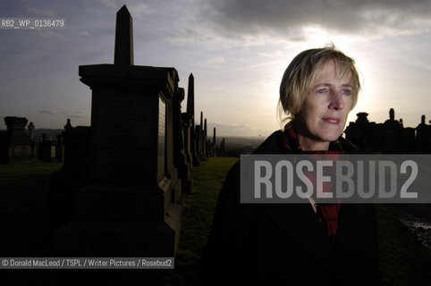 Scottish Crime writer Lin Anderson, at the Glasgow Necropolis..copyright©Donald MacLeod/TSPL/Writer Pictures/Rosebud2