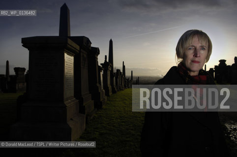 Scottish Crime writer Lin Anderson, at the Glasgow Necropolis..copyright©Donald MacLeod/TSPL/Writer Pictures/Rosebud2