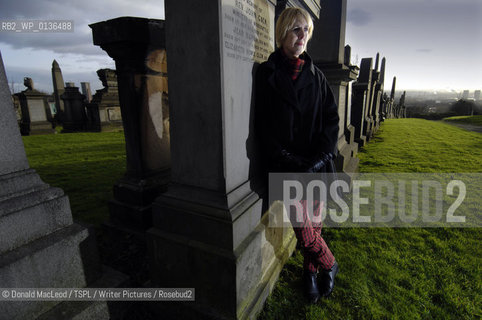 Scottish Crime writer Lin Anderson, at the Glasgow Necropolis..copyright©Donald MacLeod/TSPL/Writer Pictures/Rosebud2