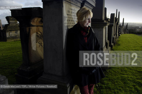 Scottish Crime writer Lin Anderson, at the Glasgow Necropolis..copyright©Donald MacLeod/TSPL/Writer Pictures/Rosebud2
