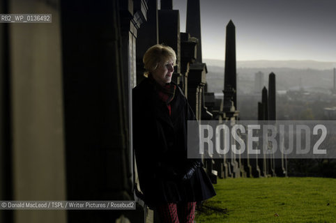 Scottish Crime writer Lin Anderson, at the Glasgow Necropolis..copyright©Donald MacLeod/TSPL/Writer Pictures/Rosebud2