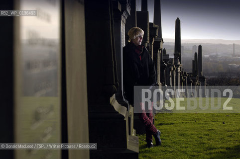 Scottish Crime writer Lin Anderson, at the Glasgow Necropolis..copyright©Donald MacLeod/TSPL/Writer Pictures/Rosebud2