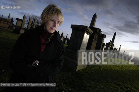 Scottish Crime writer Lin Anderson, at the Glasgow Necropolis..copyright©Donald MacLeod/TSPL/Writer Pictures/Rosebud2