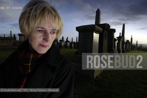 Scottish Crime writer Lin Anderson, at the Glasgow Necropolis..copyright©Donald MacLeod/TSPL/Writer Pictures/Rosebud2