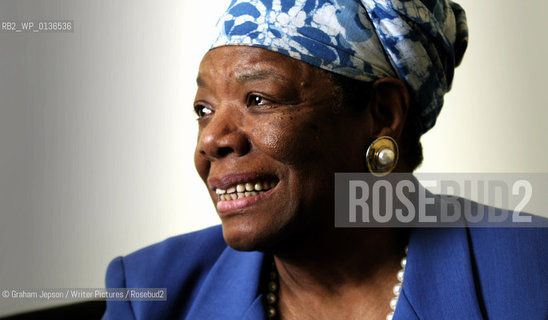 Dr Maya Angelou..©Graham Jepson/Writer Pictures/Rosebud2