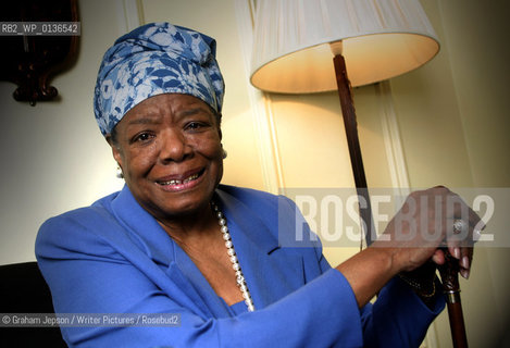 Dr Maya Angelou..©Graham Jepson/Writer Pictures/Rosebud2