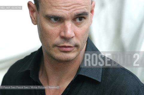 British crime writer Jake Arnott, author of The Long Firm, He Kills Coppers and Truecrime at the Edinburgh International Book Festival 2003...Copyright©Pascal Saez.Pascal Saez/Writer Pictures/Rosebud2