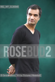 Nadeem Aslam, author and writer of the book The Wasted Vigil at The Edinburgh International Book Festival 2009..copyright©Geraint Lewis/Writer Pictures/Rosebud2