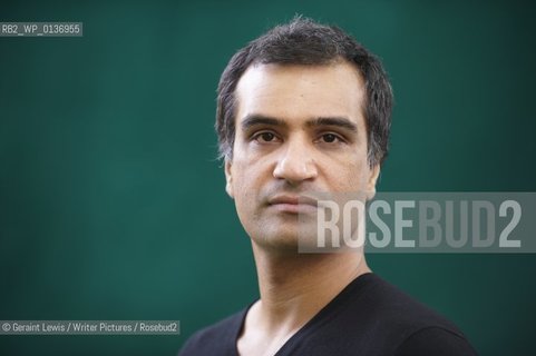 Nadeem Aslam, author and writer of the book The Wasted Vigil at The Edinburgh International Book Festival 2009..copyright©Geraint Lewis/Writer Pictures/Rosebud2